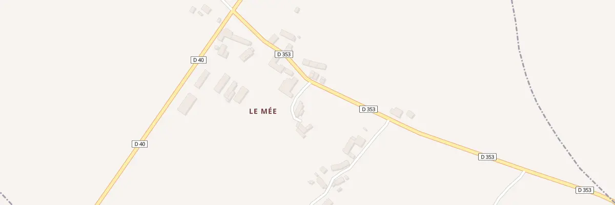 Plan du 10 Le Mee à Sacey