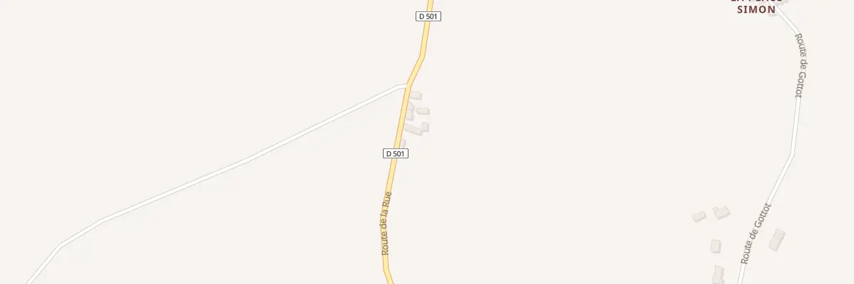Plan du 6 Rte de la Rue à Étienville