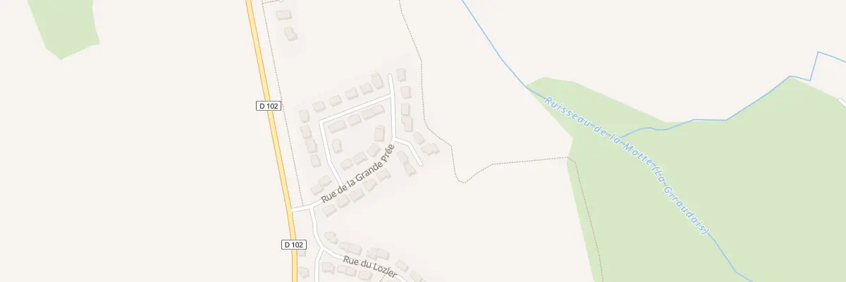 Plan du 9 Rue de la Grande Pree à Mézières-sur-Couesnon