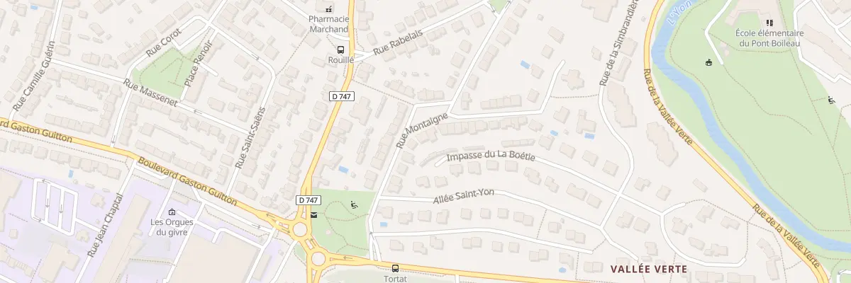Plan du 41 Rue montaigne à La Roche-sur-Yon
