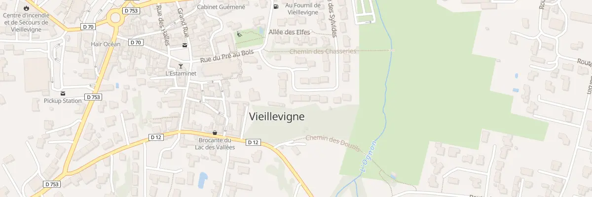 Plan du 10 Rue Hameau des Chasseries à Vieillevigne