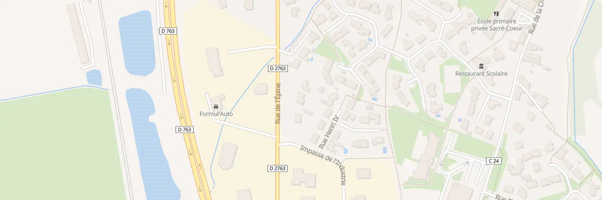 Plan du 14 Rue de l’épine à Bellevigny