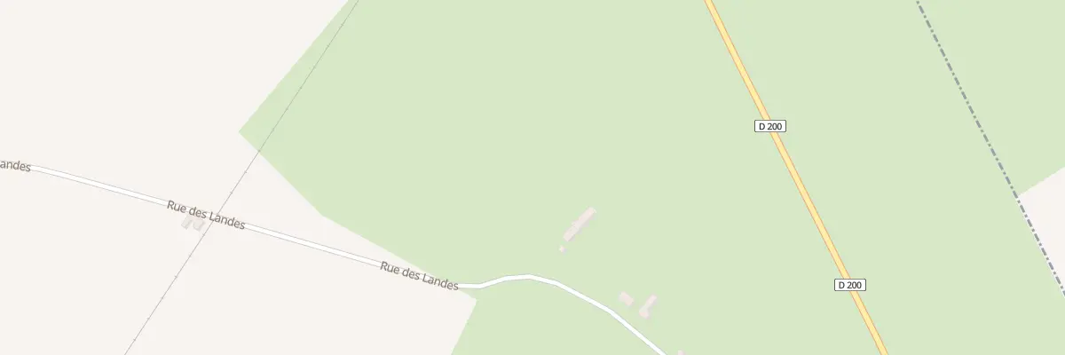 Plan du 7 Rue des Landes à Tanis