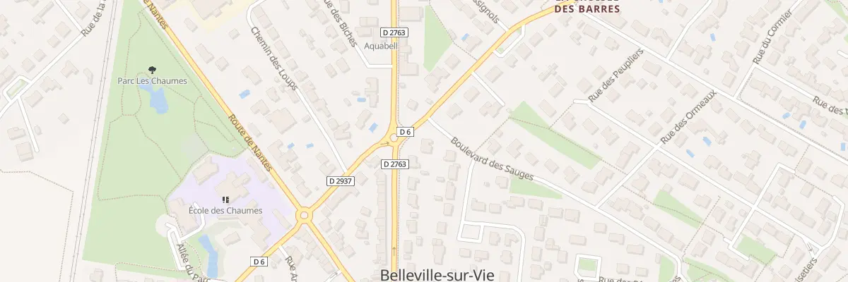 Plan du 2 Bd des Chênes à Bellevigny
