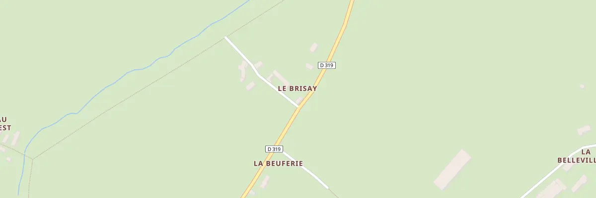 Plan du 6 Le Brisay à Montaigu-la-Brisette
