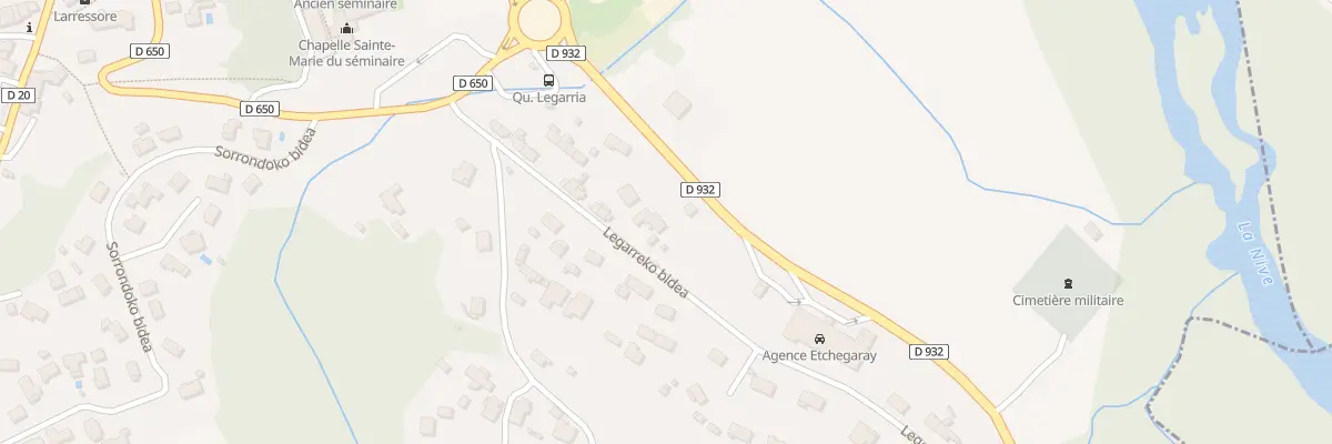 Plan du 201 Legarriako Bidea à Larressore