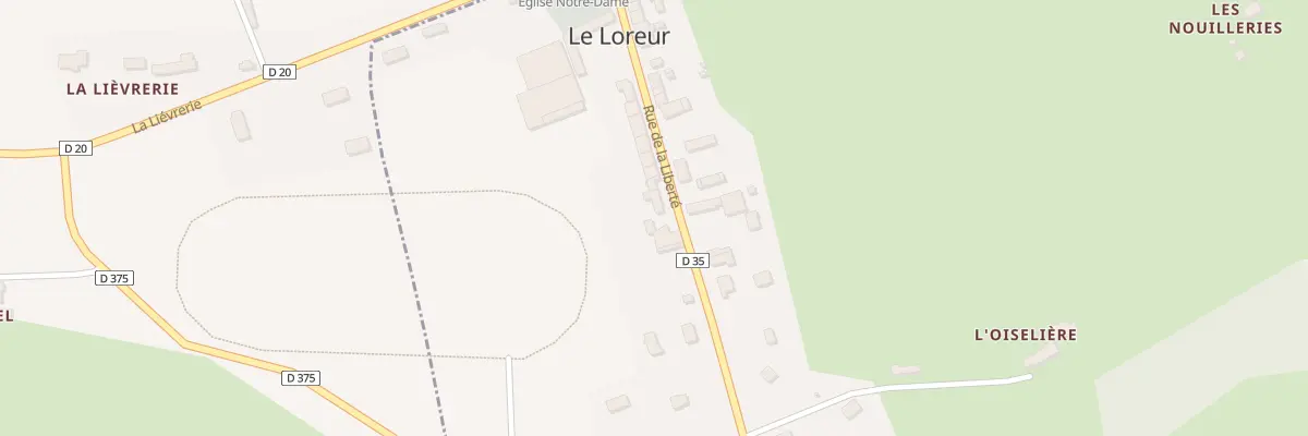 Plan du 20 Rue de la Liberté au Loreur