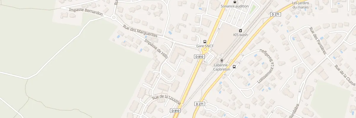 Plan du 1 Rue de la Pigue à Labenne