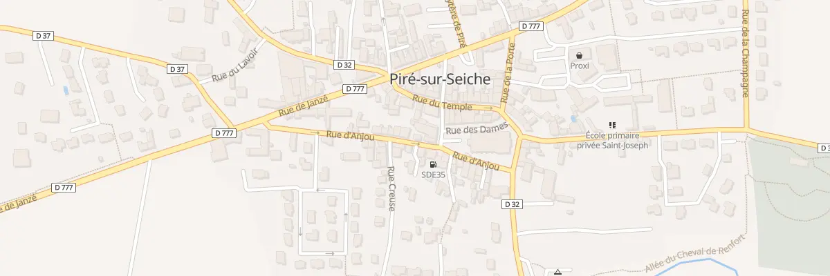 Plan du 19 Rue d’Anjou à Piré-Chancé