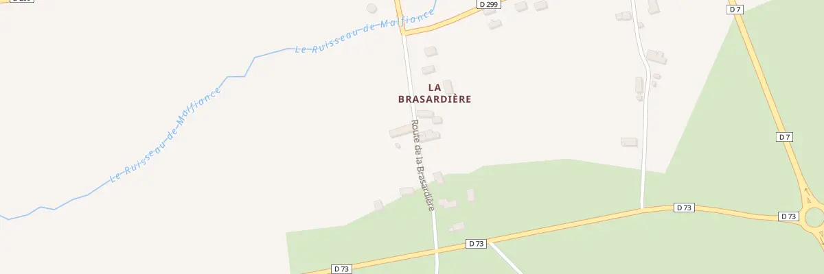 Plan du 2 Rte de la Brasardière à Saussey