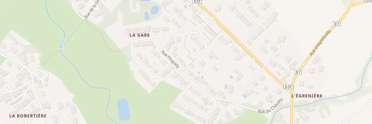 Plan du 11 Rue pinguely à La Planche