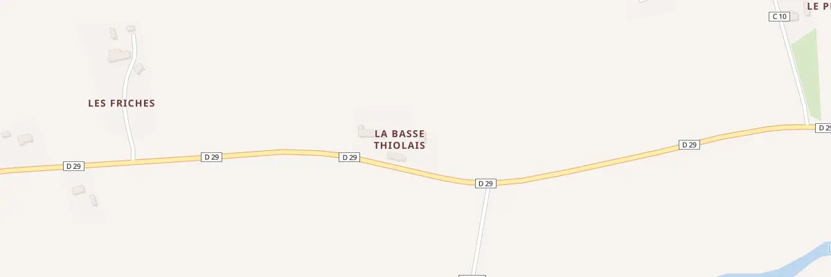 Plan du 3 La Basse Thiolais à Issé