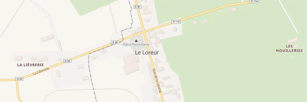 Plan du 15 Rue de la Liberté au Loreur
