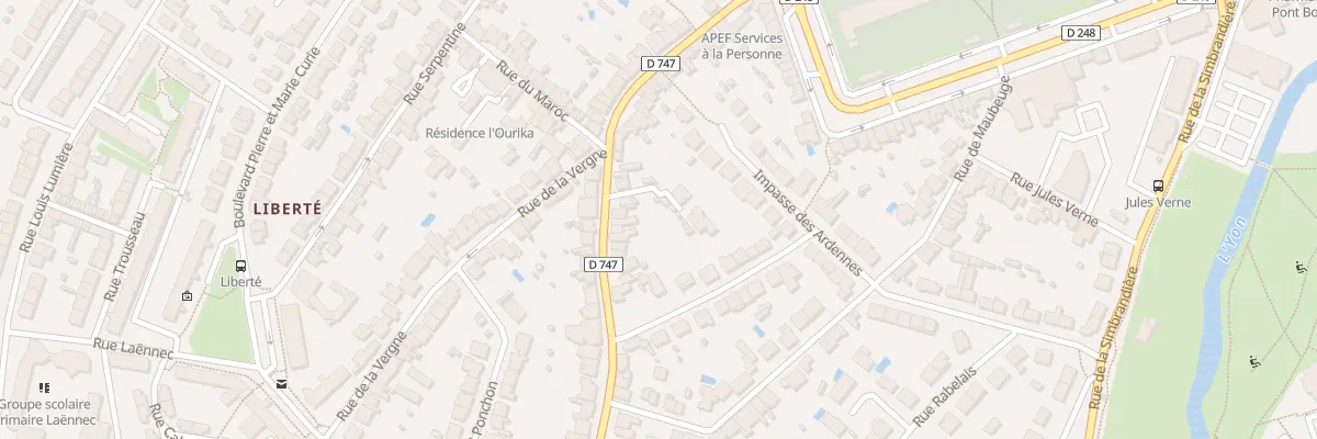Plan du 47 Rue Marechal Lyautey à La Roche-sur-Yon