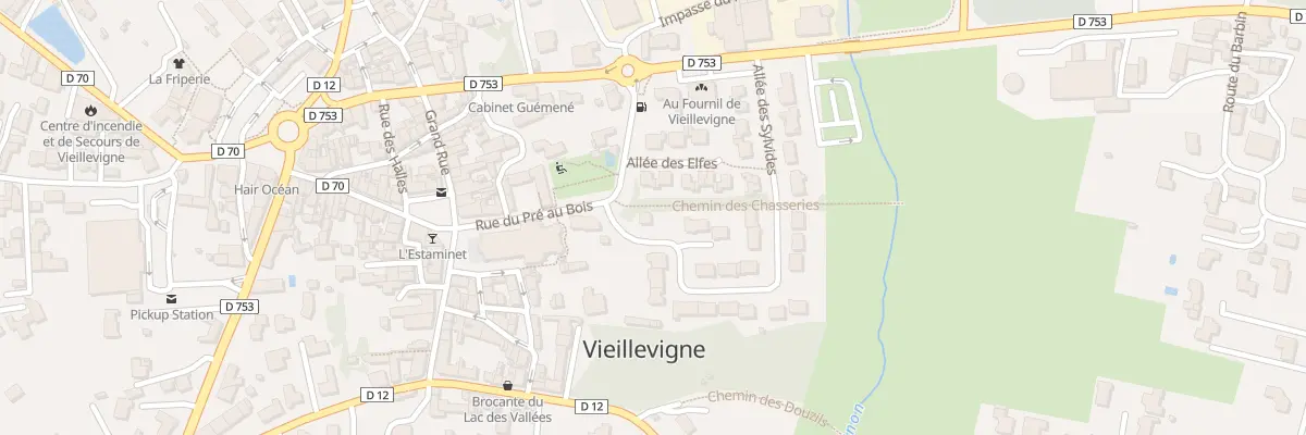 Plan du 1 Rue Hameau des Chasseries à Vieillevigne
