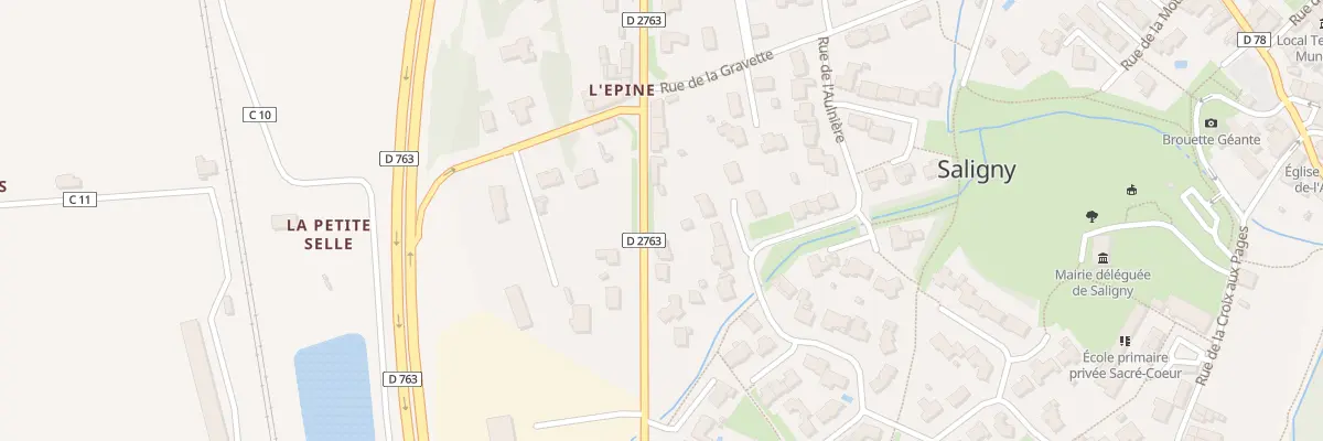 Plan du 28 Rue de l’épine à Bellevigny
