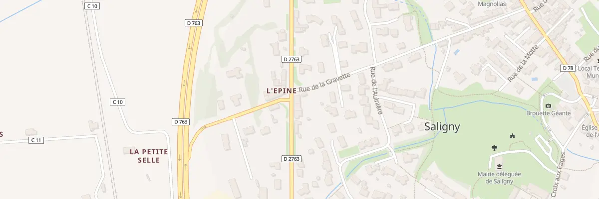 Plan du 36 Rue de l’épine à Bellevigny