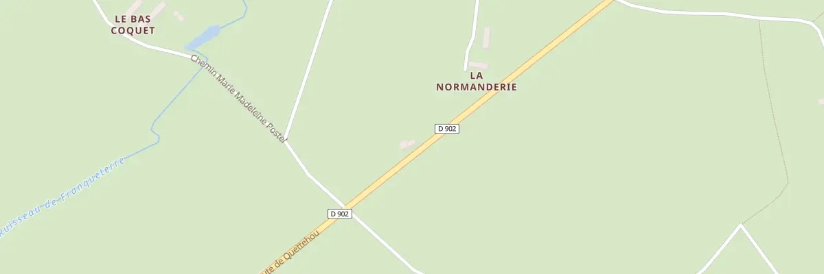Plan du 21 Route de Quettehou à Tamerville