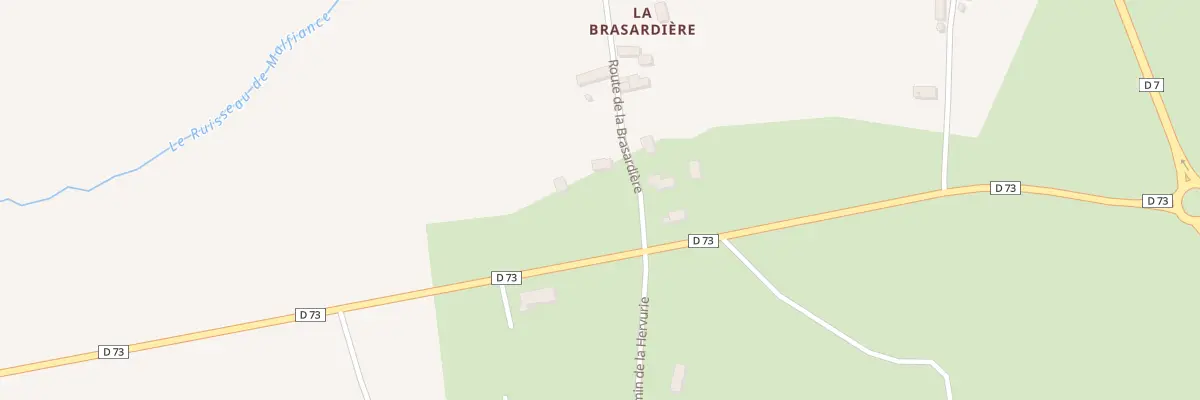 Plan du 6 Rte de la Brasardière à Saussey