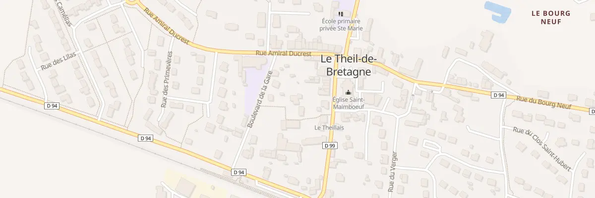 Plan du 16T Rue Amand de Léon des Ormeaux au Theil-de-Bretagne