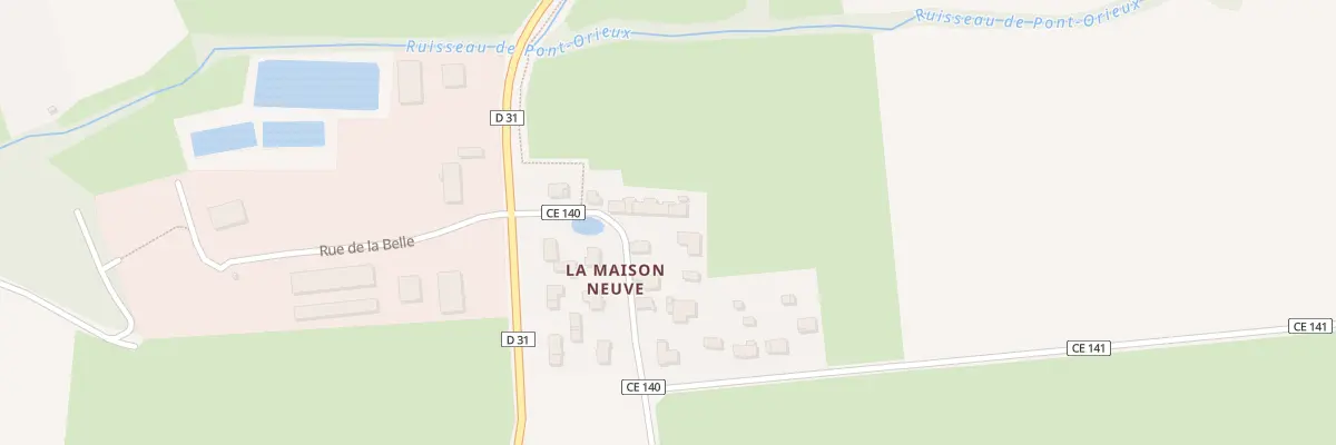 Plan du 9 La Maison Neuve aux Touches