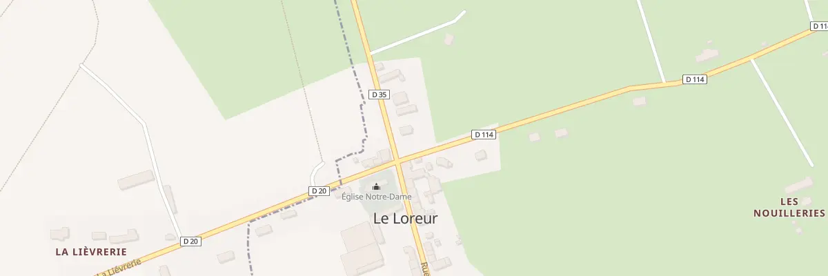 Plan du 1 Rue du Viverot au Loreur