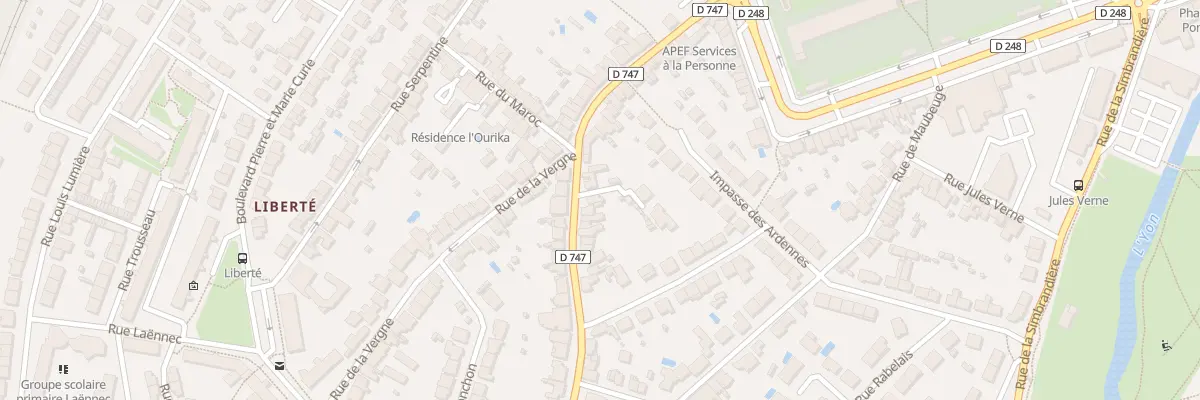 Plan du 41 Rue Marechal Lyautey à La Roche-sur-Yon