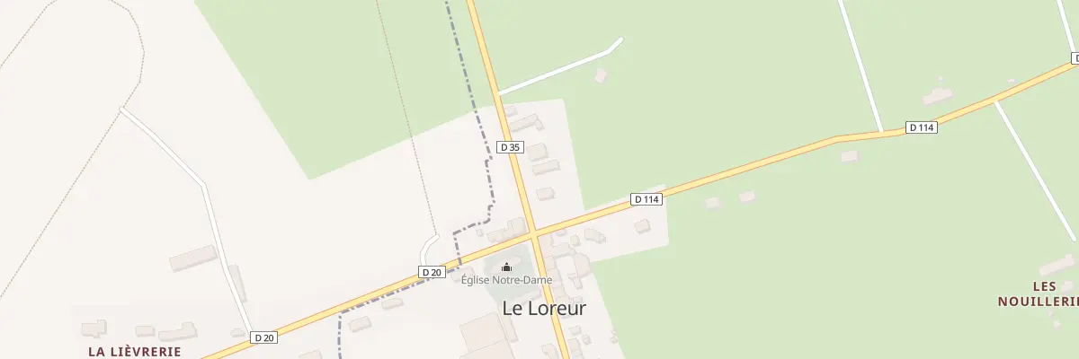 Plan du 2 Rue du Bocage au Loreur