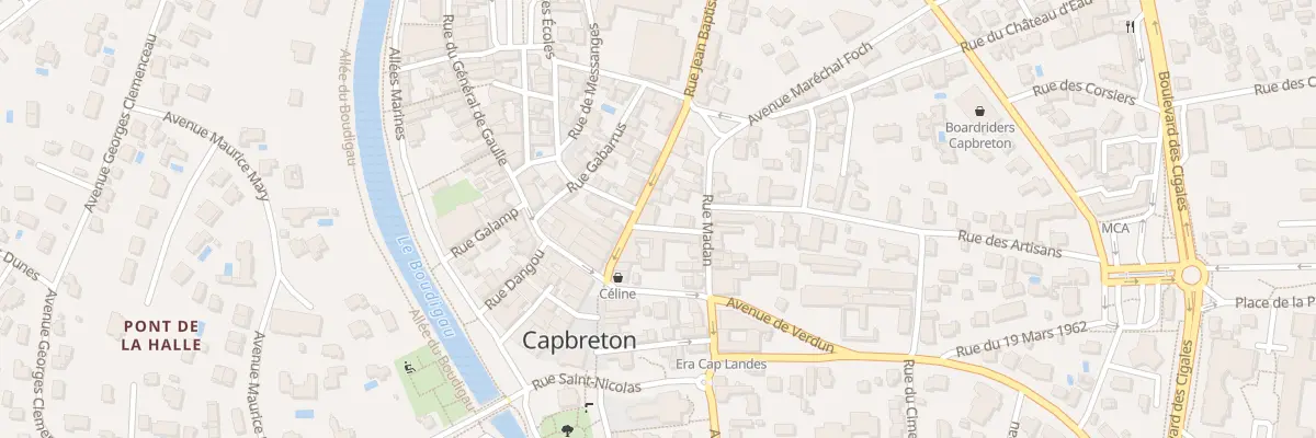 Plan du 6 Rue Jean-baptiste Gabarra à Capbreton