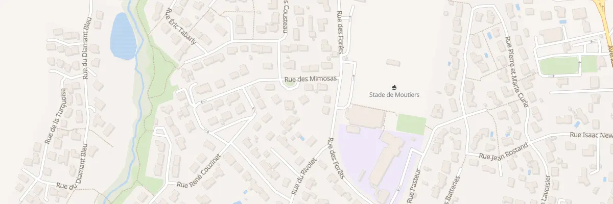 Plan du 22 Rue des Mimosas à Moutiers-les-Mauxfaits