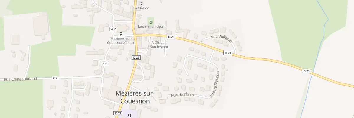 Plan du 11 Rue des Cours d’Eau à Mézières-sur-Couesnon