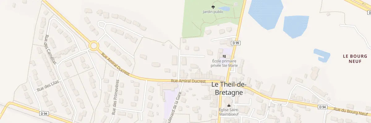 Plan du 5551 Impasse de la Foltiere au Theil-de-Bretagne