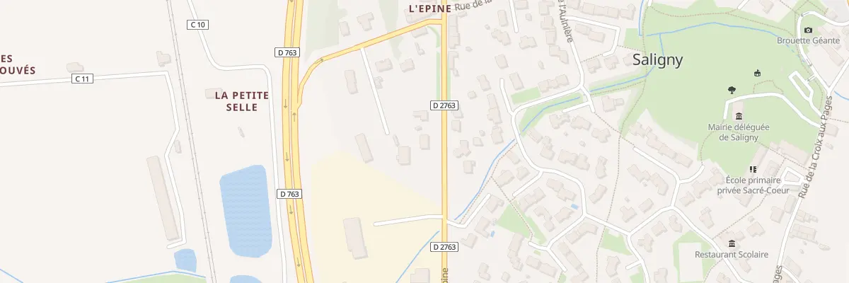 Plan du 23 Rue de l’épine à Bellevigny