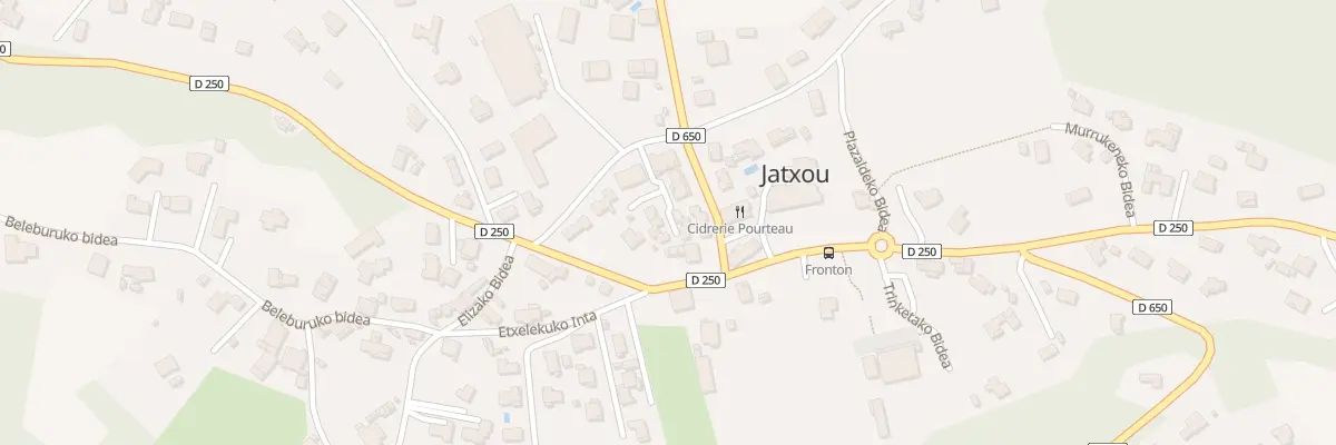 Plan du 110 Apezetxeko Bidea à Jatxou