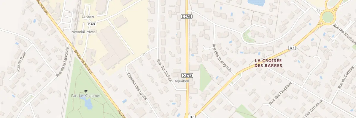 Plan du 4 Rte de Montaigu à Bellevigny