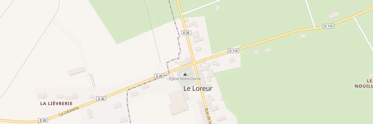 Plan du 2 Rue de la Mer au Loreur