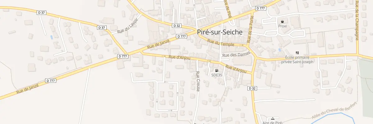 Plan du 12 Rue d’Anjou à Piré-Chancé
