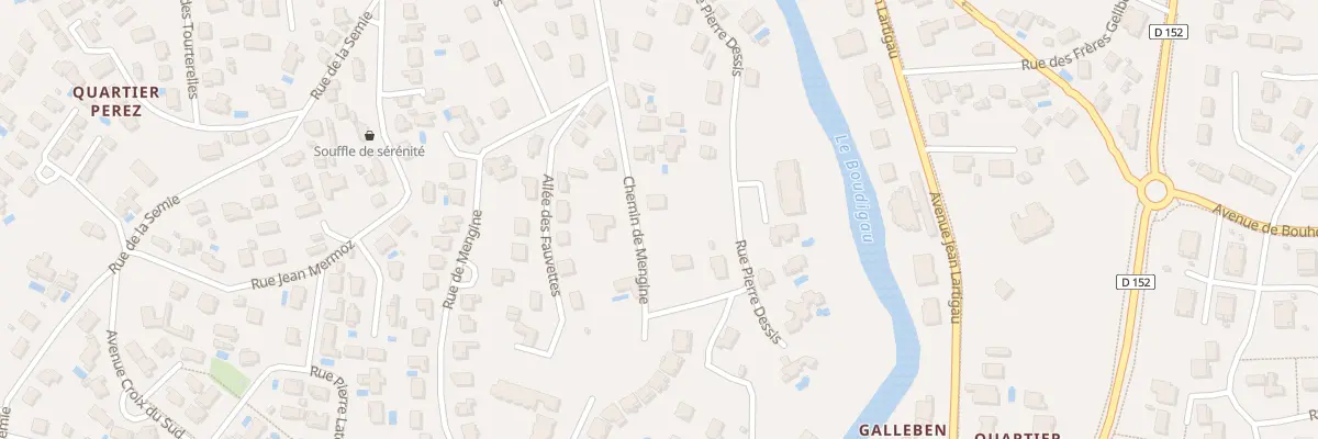 Plan du 15 Rue de Mengine à Capbreton