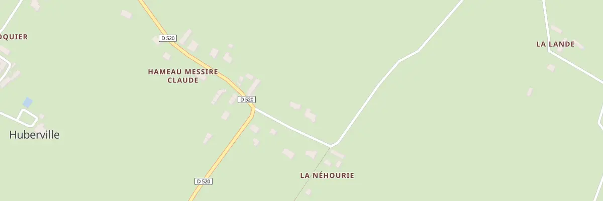 Plan du 21 Hameau Messire Claude à Huberville