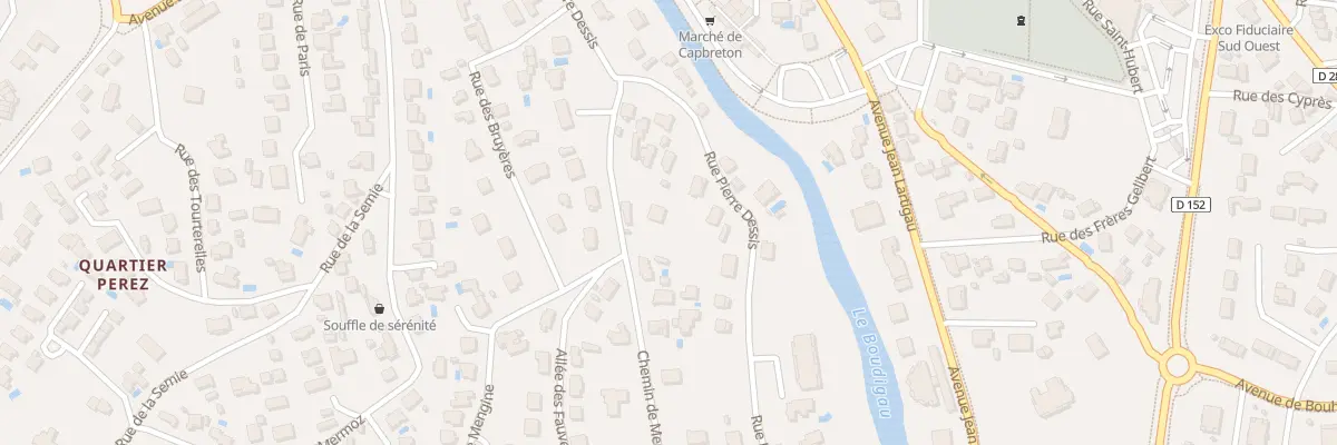 Plan du 5 Rue de Mengine à Capbreton