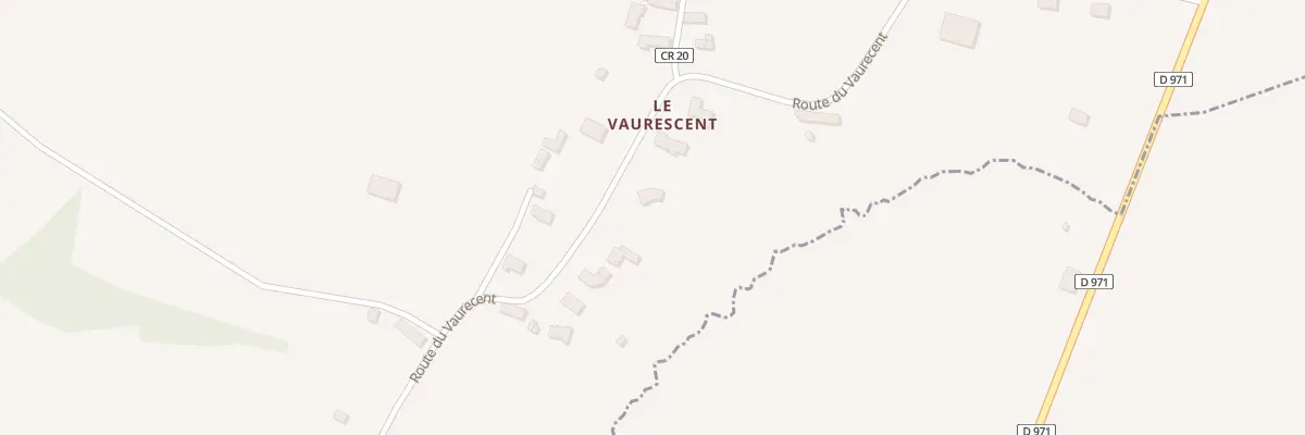 Plan du 17 Rte du Vaurecent à Monthuchon