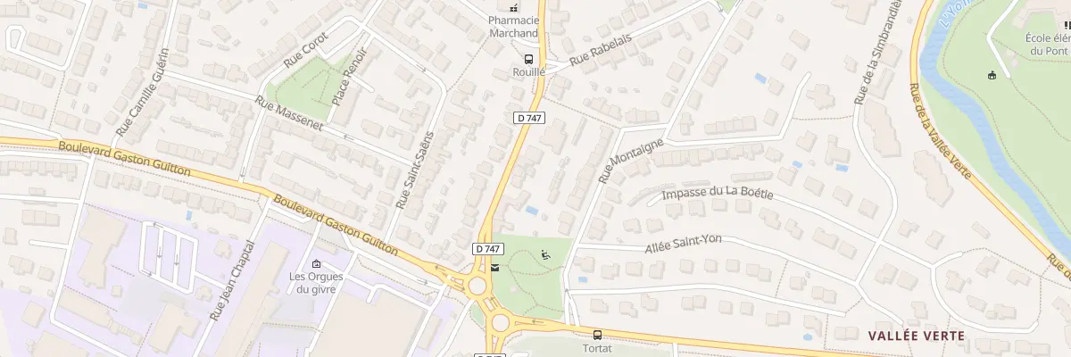 Plan du 113 Rue Marechal Lyautey à La Roche-sur-Yon