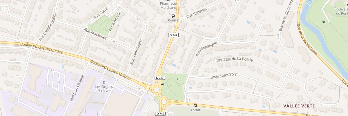 Plan du 115 Rue Marechal Lyautey à La Roche-sur-Yon