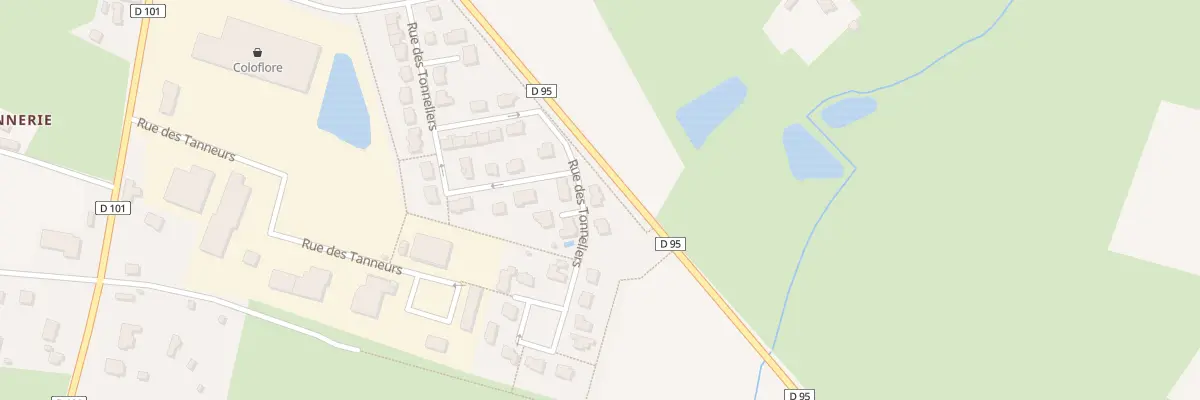 Plan du 37 Rue des Tonneliers à La Bouëxière