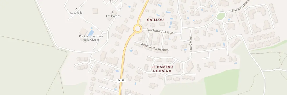 Plan du 13 All du Boute-hors à Capbreton