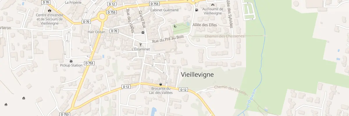 Plan du 3 Rue du Chanoine Guibert à Vieillevigne