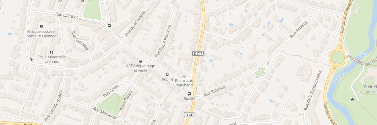 Plan du 78T Rue Marechal Lyautey à La Roche-sur-Yon