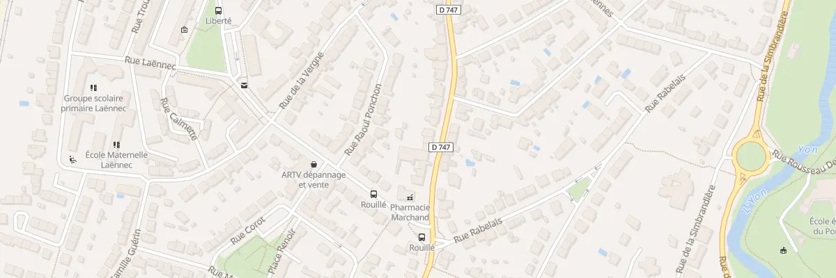 Plan du 76 Rue Marechal Lyautey à La Roche-sur-Yon