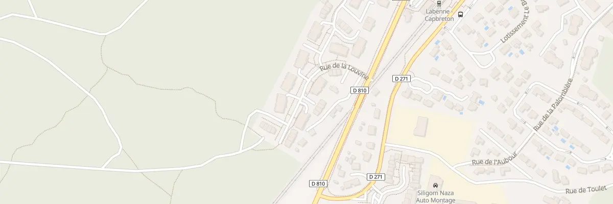 Plan du 3 Rue de la Louvine à Labenne