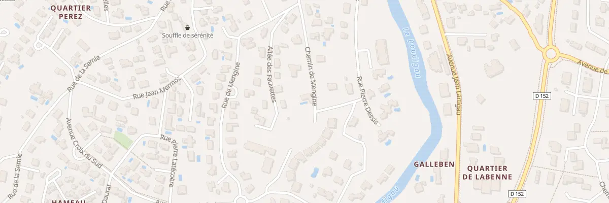 Plan du 2B Che de Mengine à Capbreton